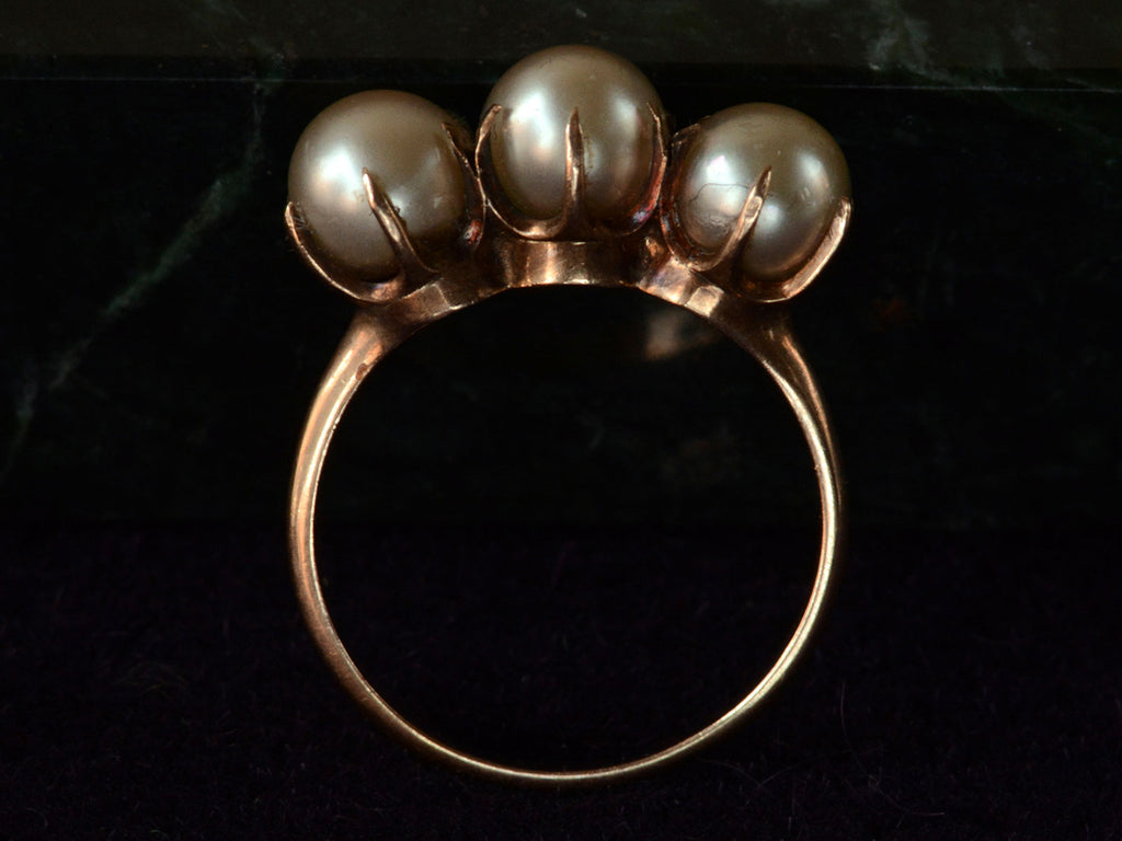 1910s Three Pearl Ring