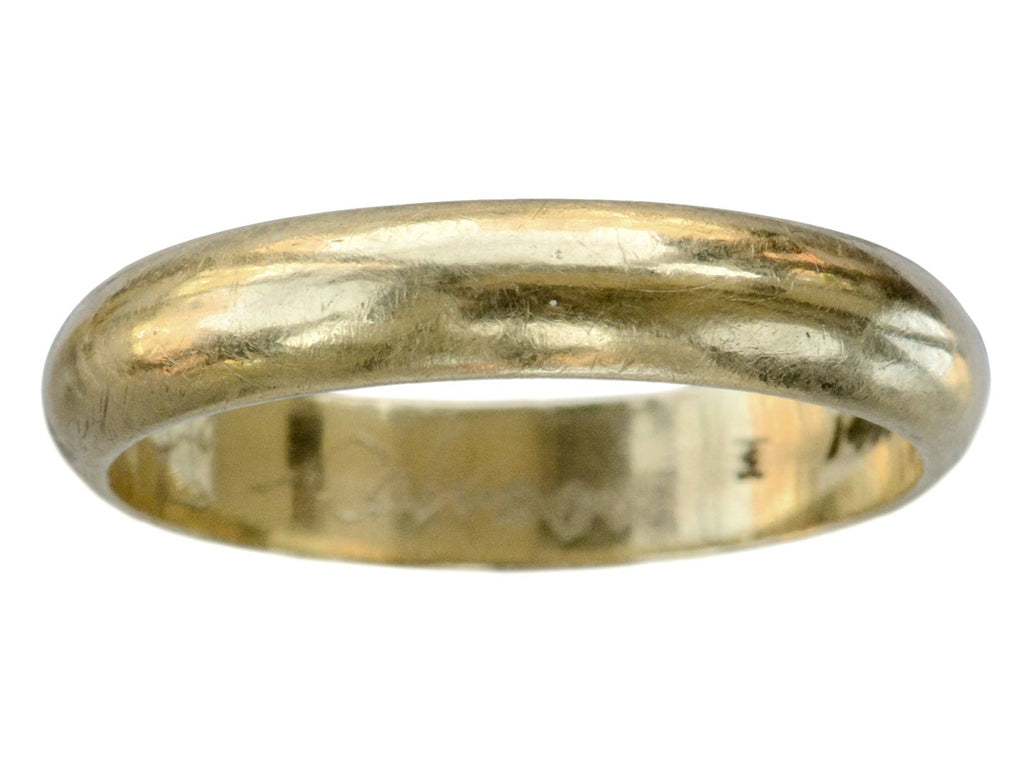 1940s 4.5mm Wedding Band (on white background)