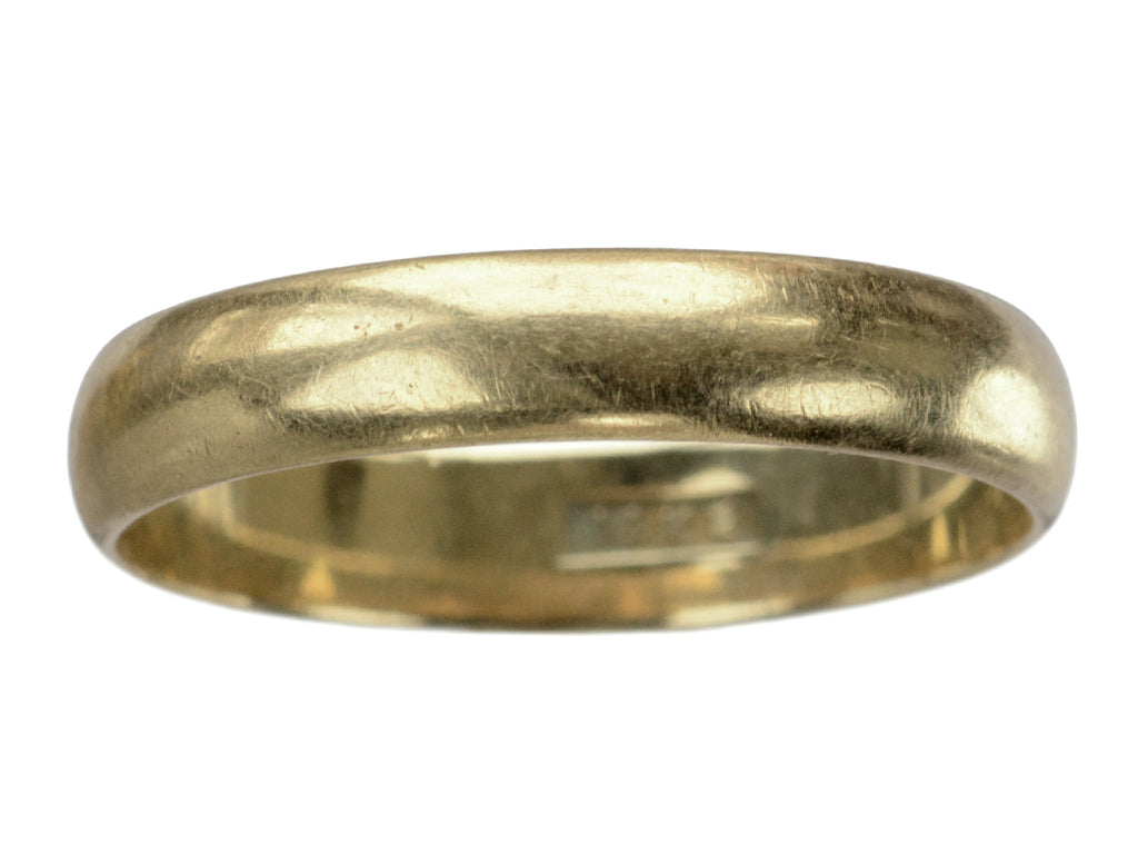 c1920 4.6mm Gold Band