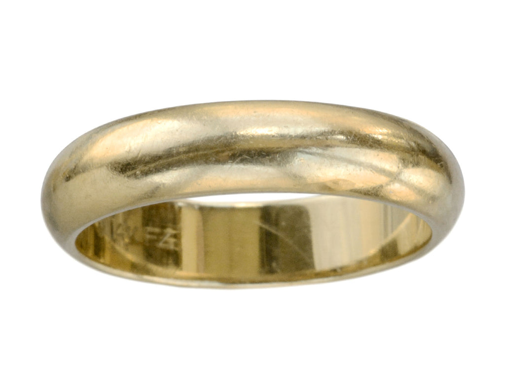 Vintage 4.8mm Wedding Band (on white background)