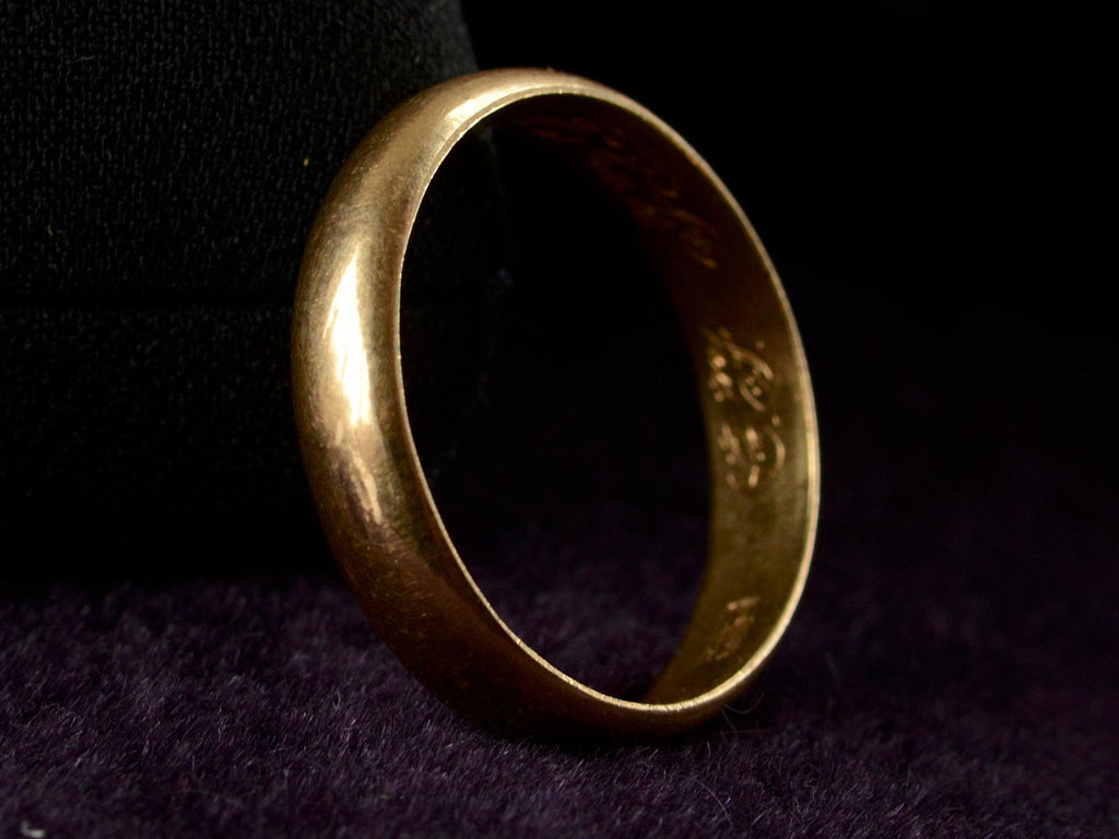 Early 1900s 4.9mm 18K Band