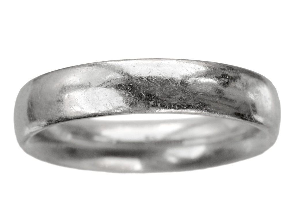 Vintage 4.9mm Platinum Band (on white background)