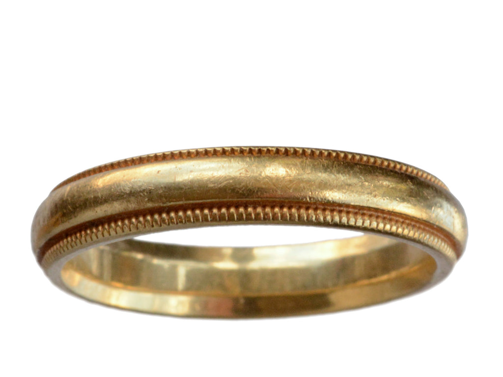 Mid 1900s 18K Band (on white background)