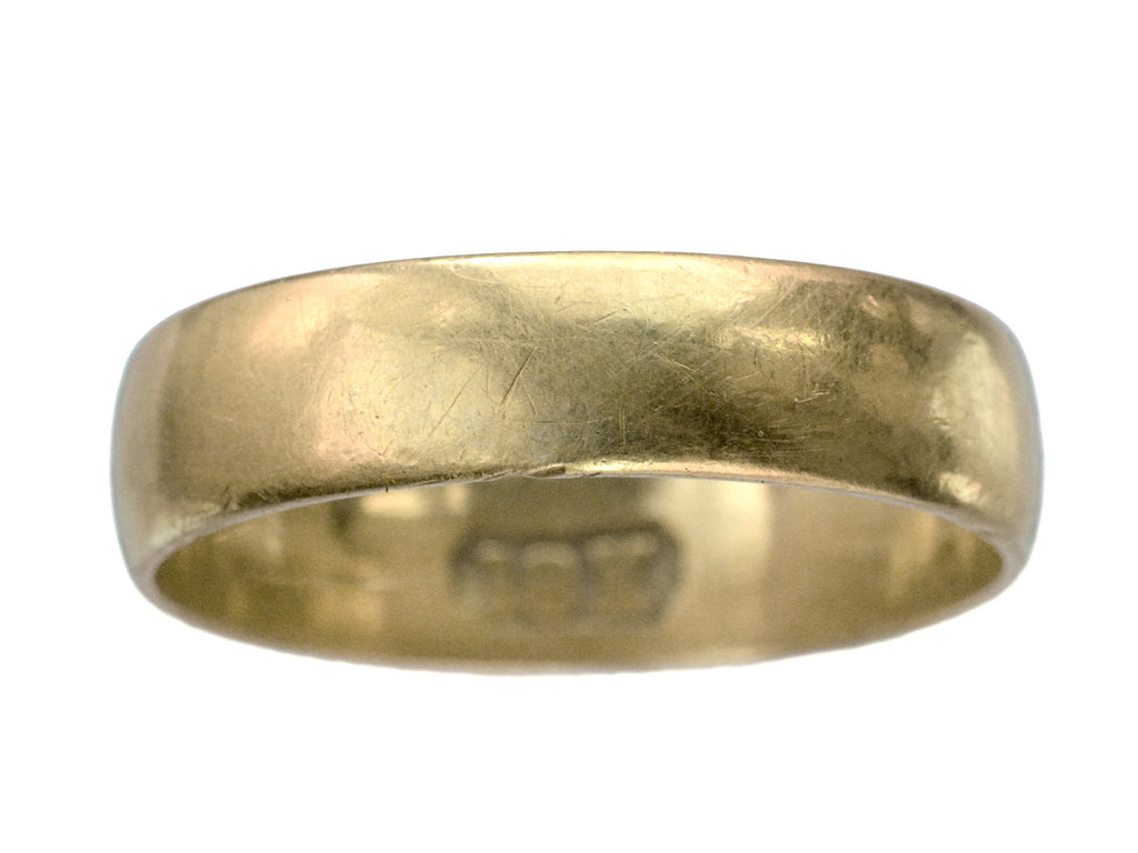 c1890 5.2mm 18K Gold Band (on white background)