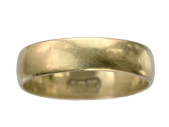 c1890 5.2mm 18K Gold Band