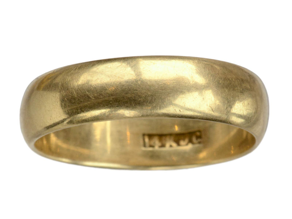 Early 1900s 5.7mm 14K Gold Band