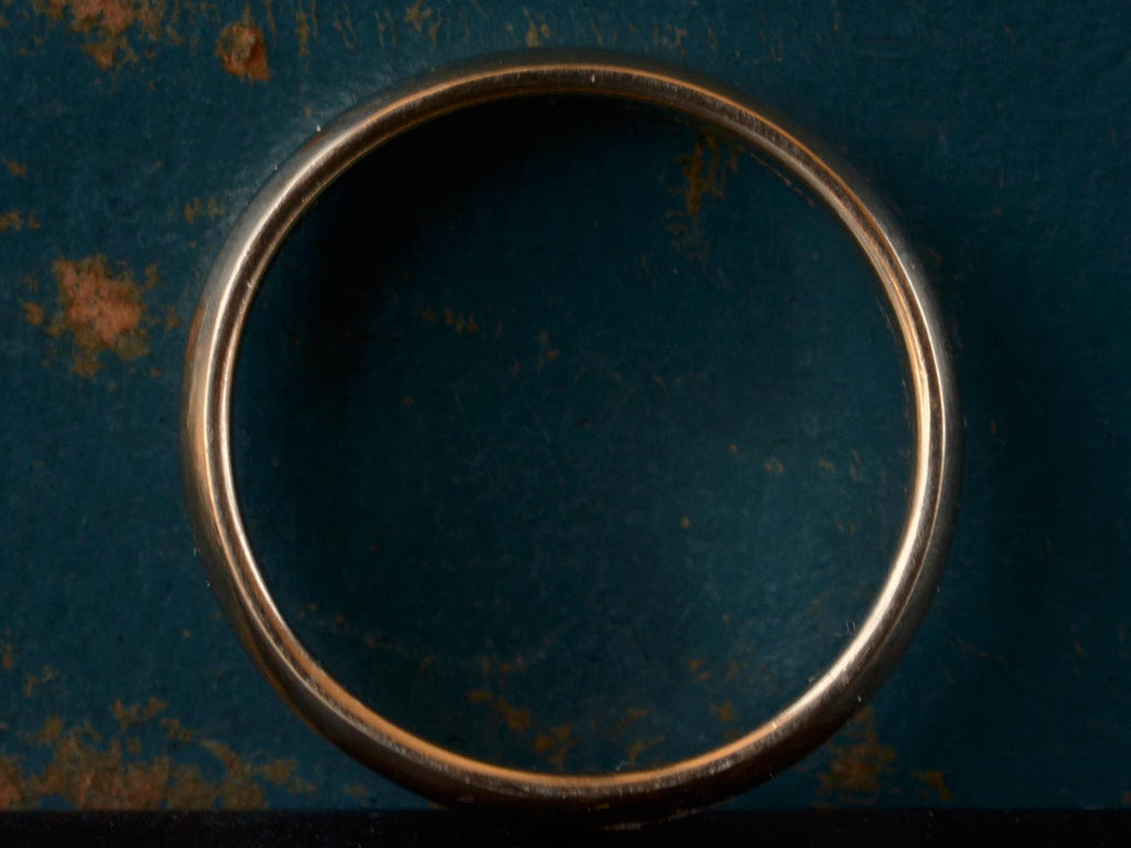 Vintage "Darling" Wedding Band (profile view)