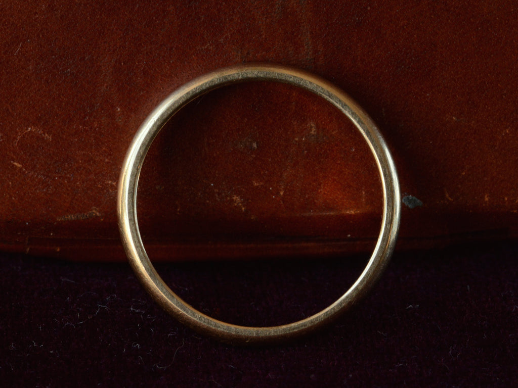 1927 14K Gold Band (profile view)