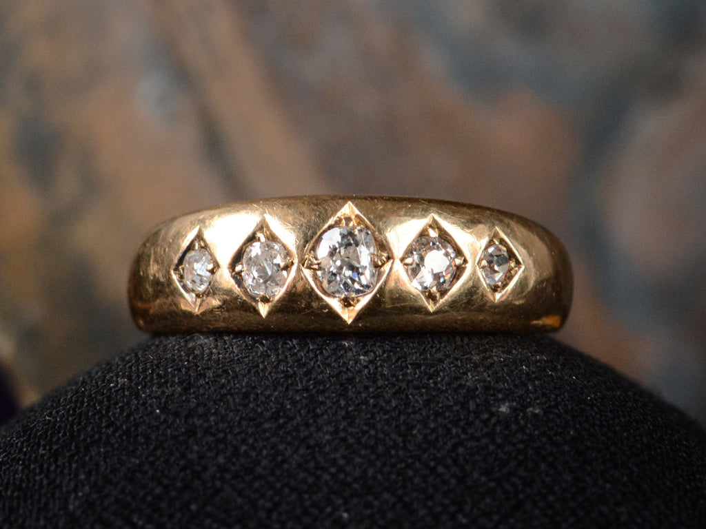 1883 5 Diamond Gypsy Ring