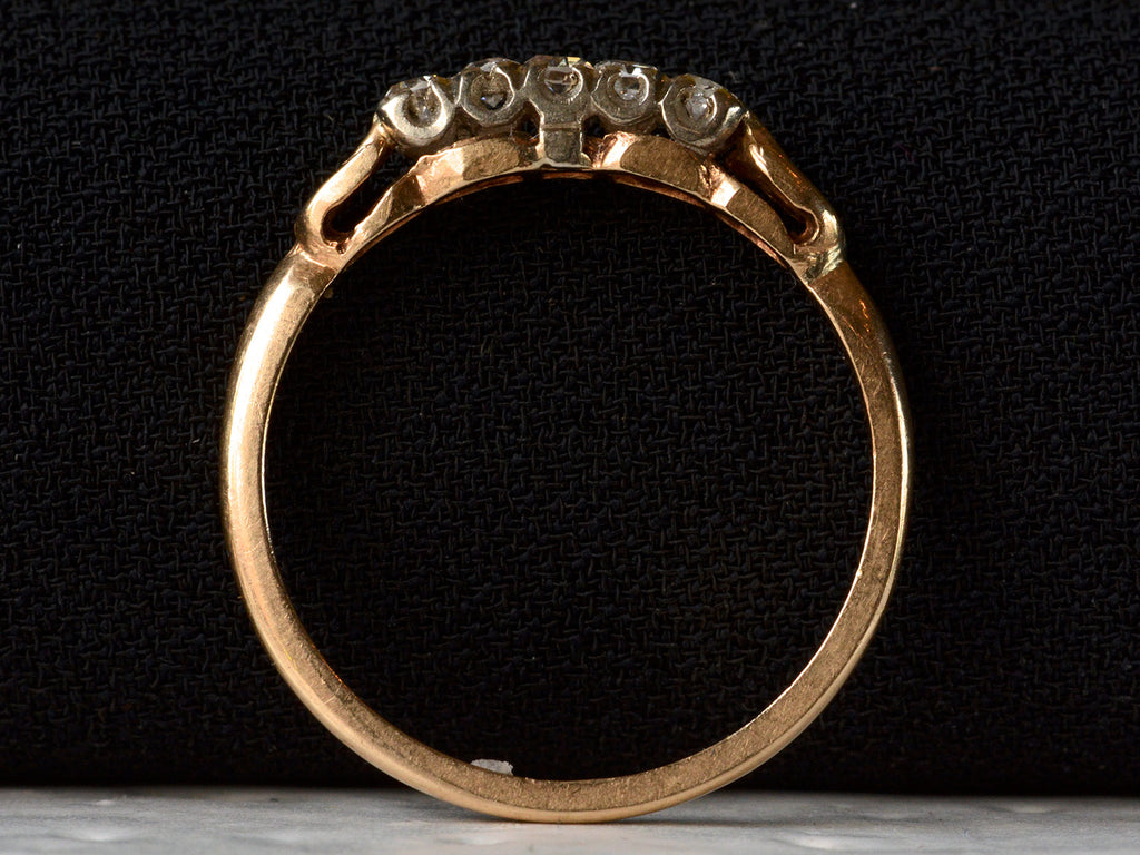 1940s Five Diamond Ring