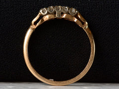 thumbnail of 1940s Five Diamond Ring (profile view)