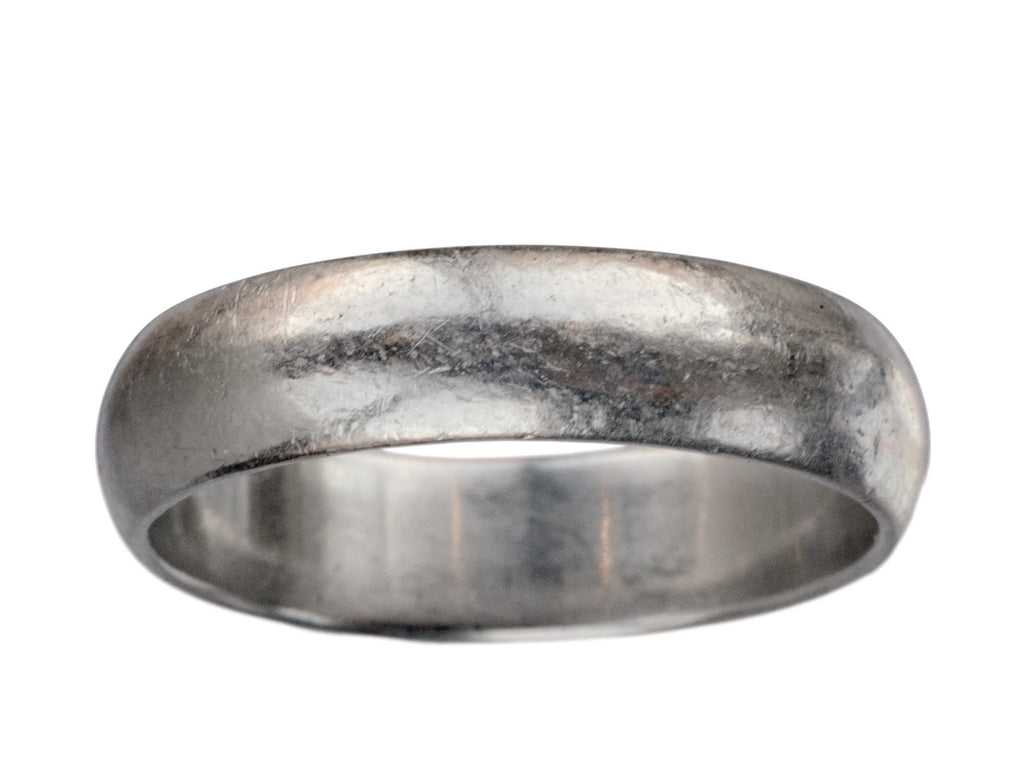 Vintage 5.0mm Platinum Band (on white background)