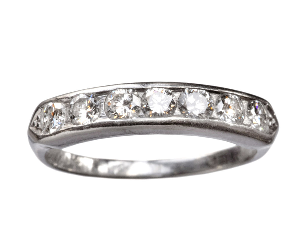 1950s 0.70ctw Diamond Band (on white background)