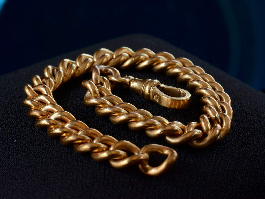 1900s Gold Chain Bracelet