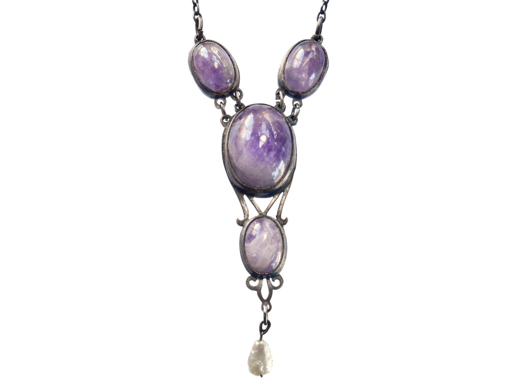 1900s Arts & Crafts Necklace (on white background)