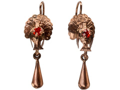 1890s Victorian Turkey Earrings