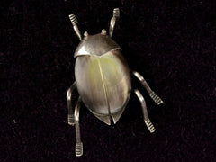 thumbnail of 1950s Abalone Bug Brooch (on black background)