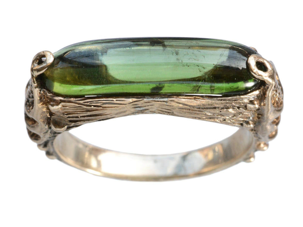 c1900 Tourmaline Ring (on white background)