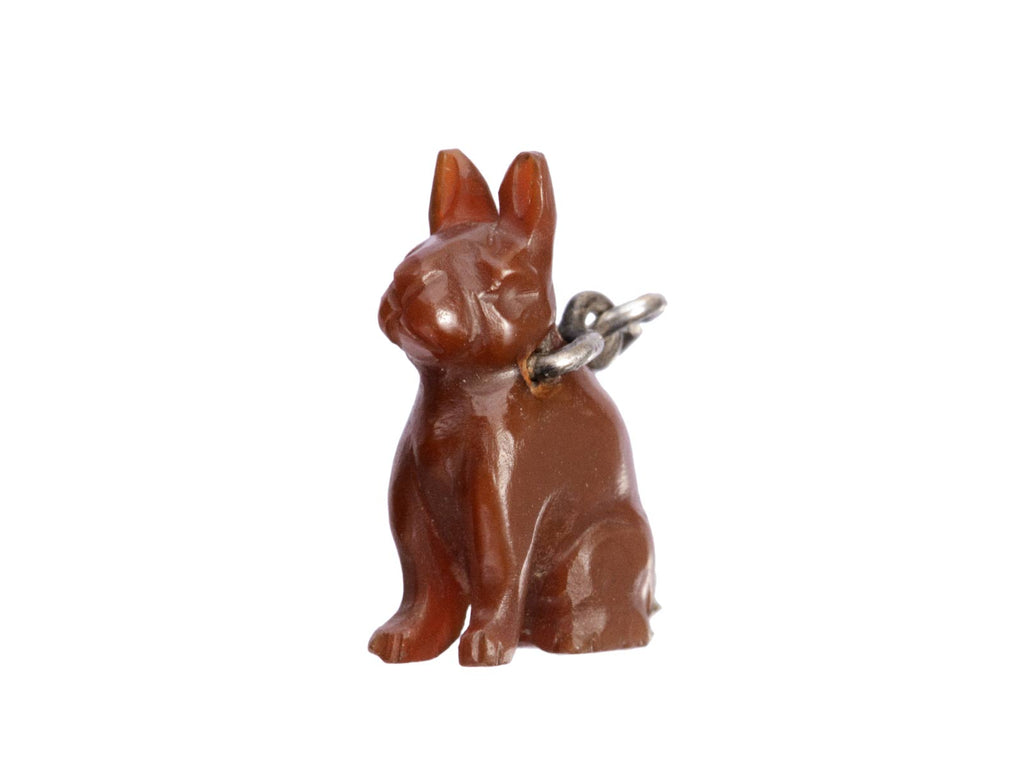 c1890 French Bulldog Charm (on white background)
