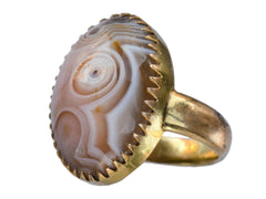 1900s Chinese Agate Ring