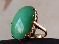 1950s Large Turquoise Ring