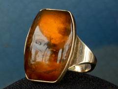 1960s Amber Ring