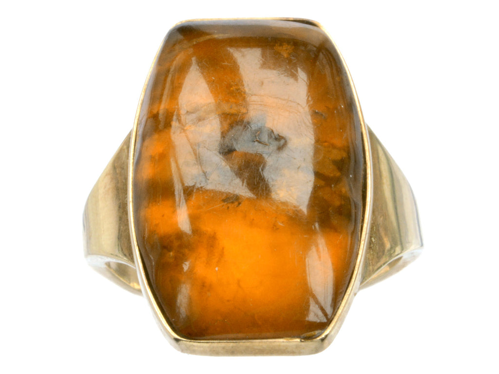 1960s Amber Ring (on white background)