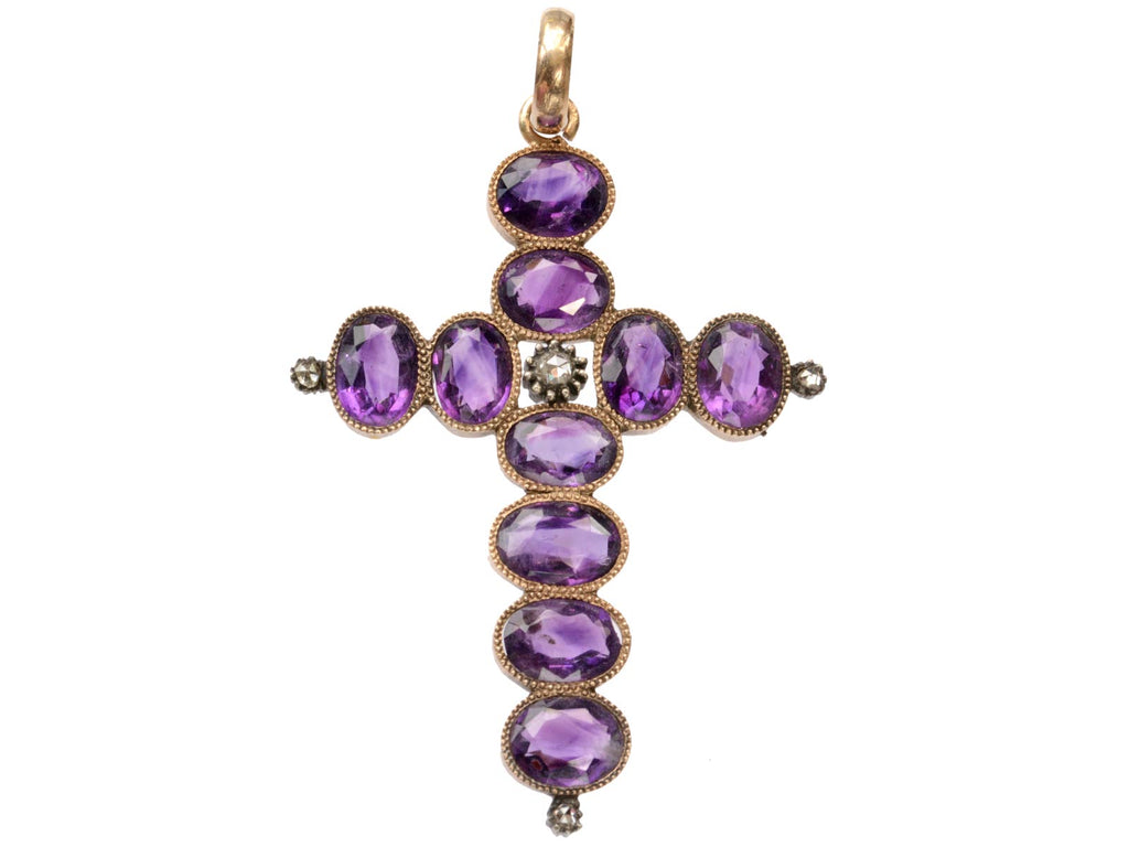 c1880 Amethyst Cross (on white background)