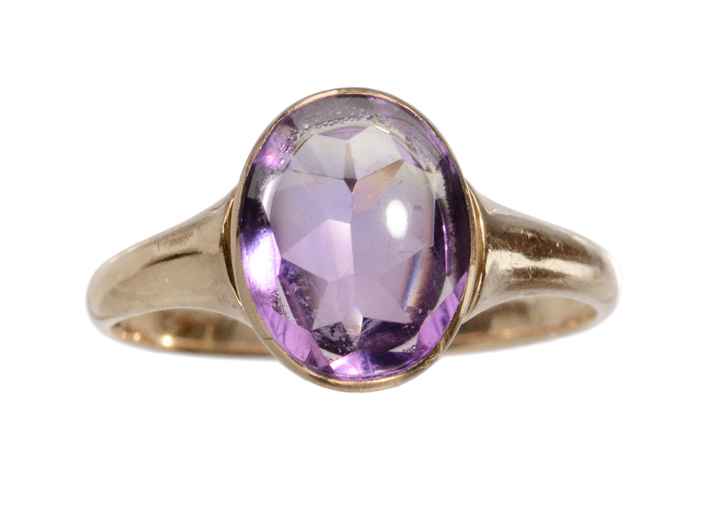 c1910 Amethyst Ring (on white background)