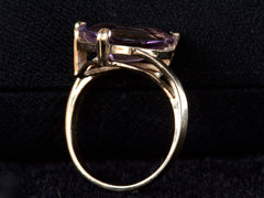 1980s Amethyst Wing Ring