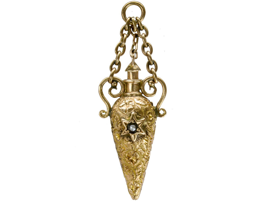 1880s Amphora Scent Pendant (on white background)