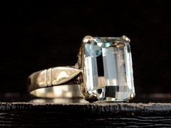 1930s Aquamarine Ring