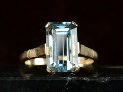 1930s Art Deco Aquamarine Ring