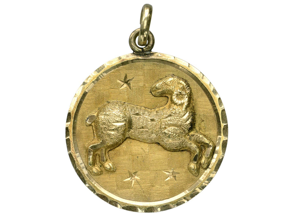 1970s Aries Zodiac Pendant