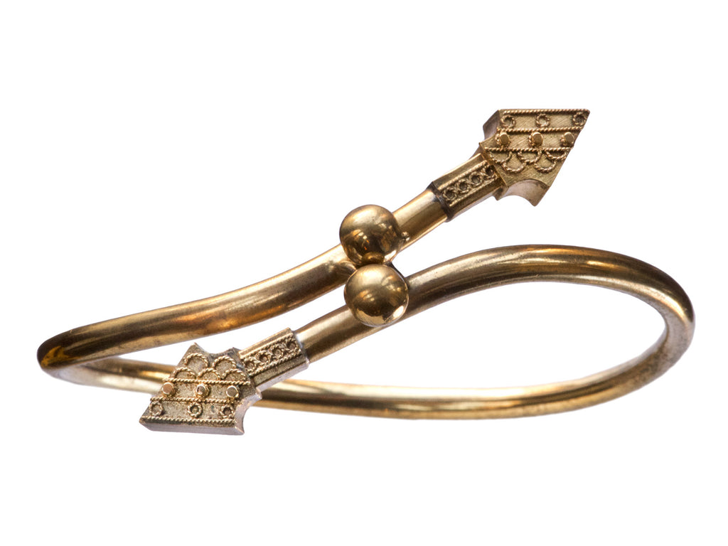 1890s Victorian Arrow Bracelet (on white background)
