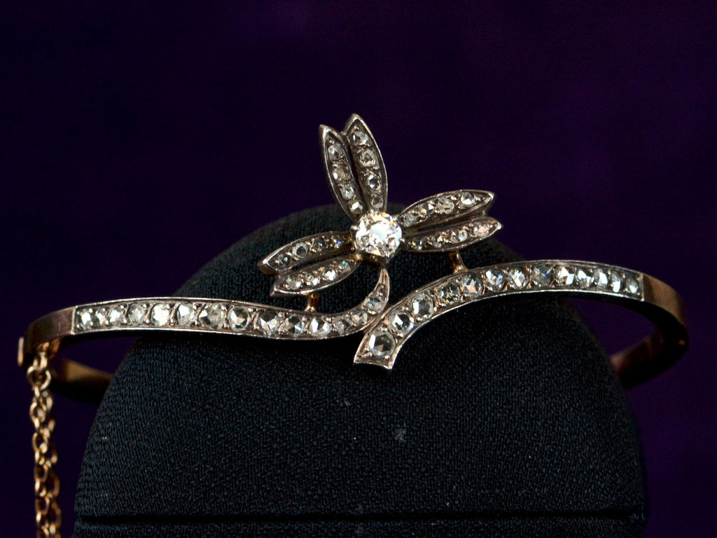c1900 Art Nouveau Diamond Bracelet