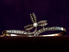 thumbnail of c1900 Art Nouveau Diamond Bracelet (detail view)