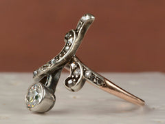 1890s Art Nouveau Diamond Ring