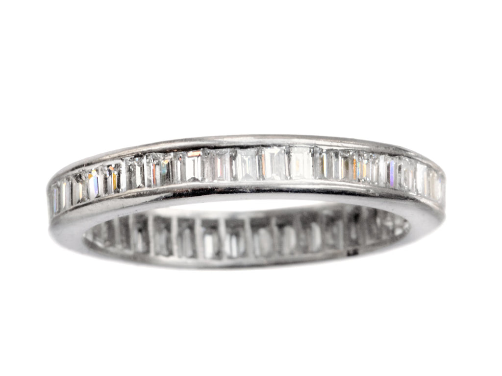 1960s Baguette Eternity Band (on white background)