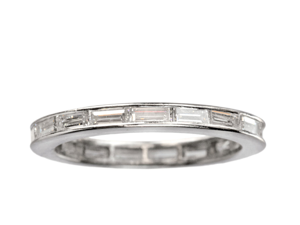 1960s Baguette Eternity Band (on white background)