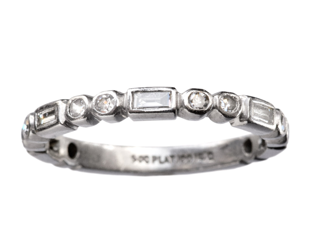 1950s Diamond Eternity Ring (on white background)