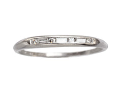 1948 Baguette Diamond Band (on white background)