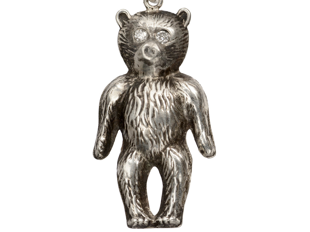 1910s English Bear Charm (on white background)