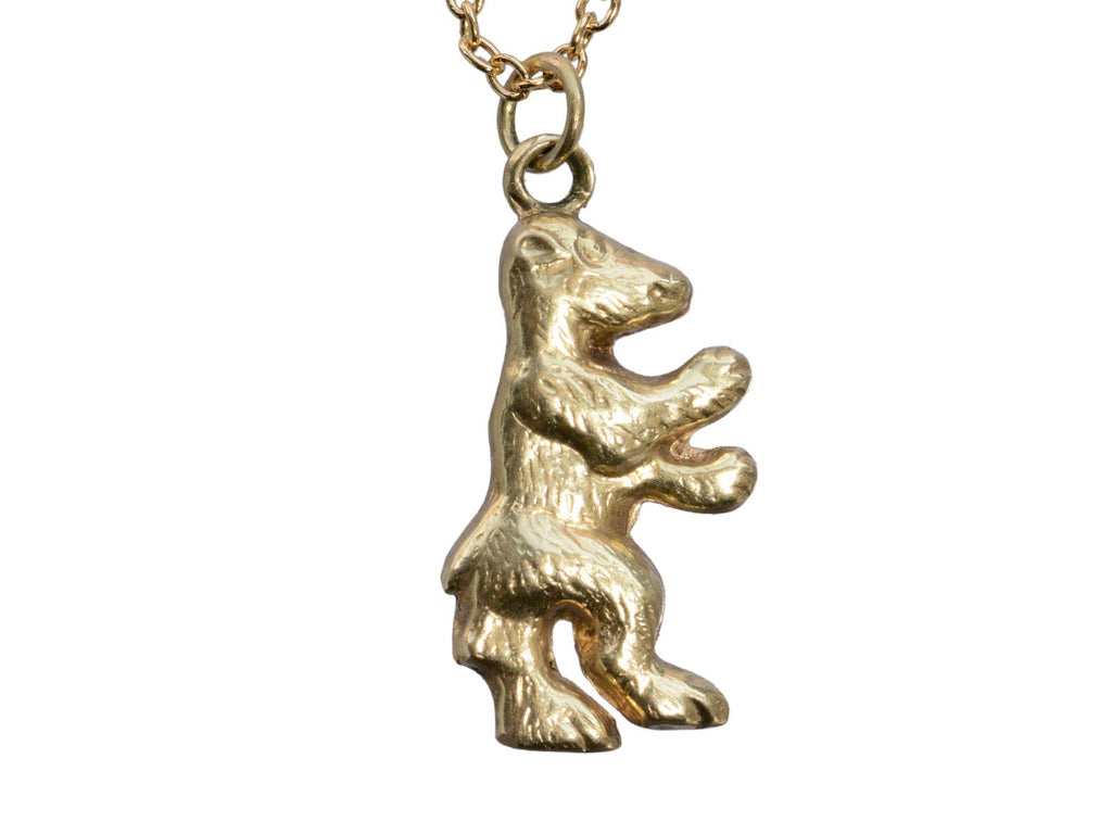 c1960 Bear Cub Charm (on white background)
