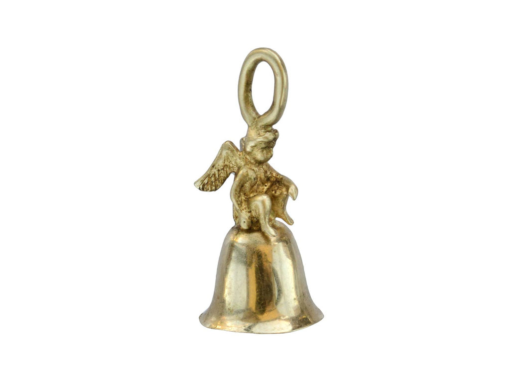 1980s Cherub Bell Charm (on white background)
