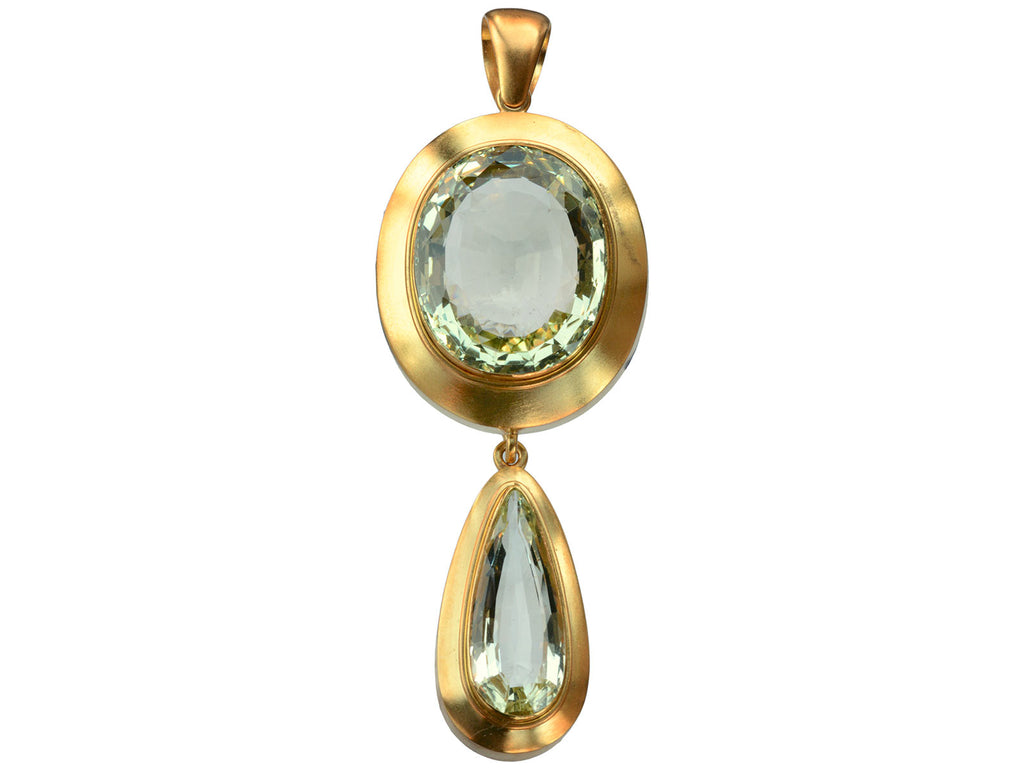 1870s Large Victorian Pendant (on white background)