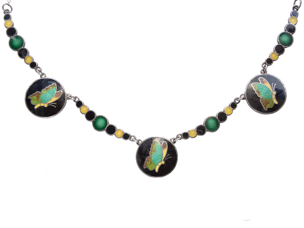 1920s Deco Bubble Necklace (on white background)