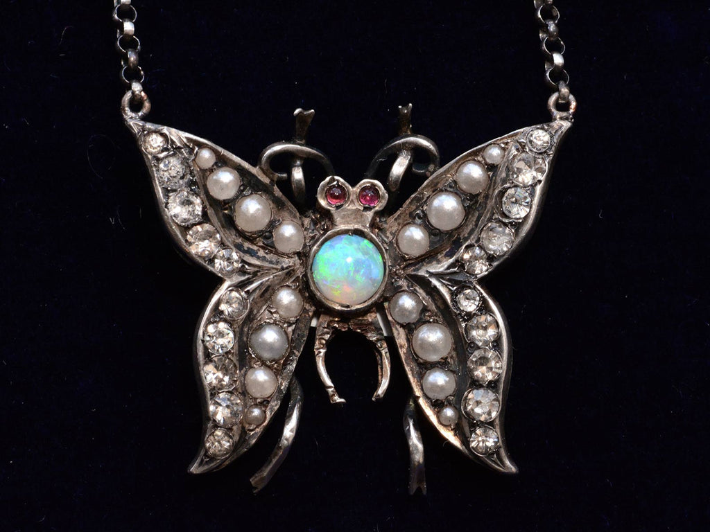 c1900 Butterfly Necklace