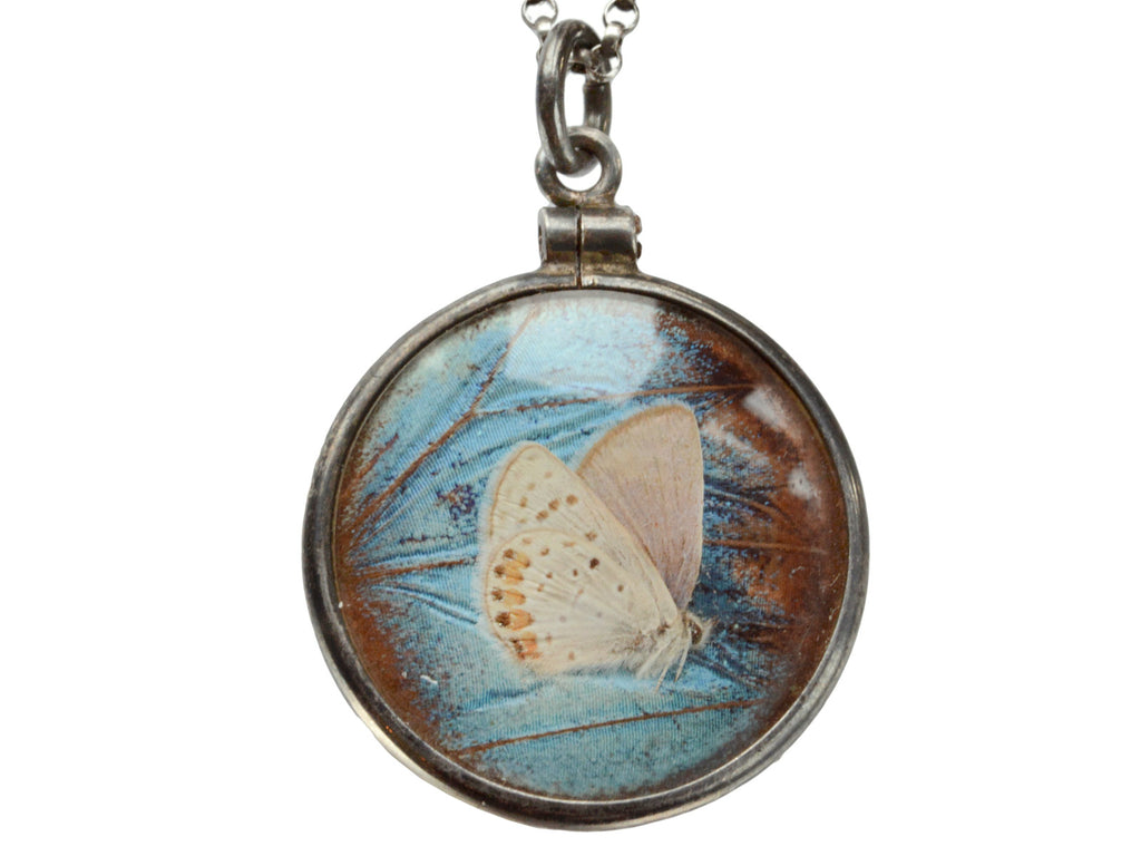 1920s Butterfly Wing Pendant (on white background)
