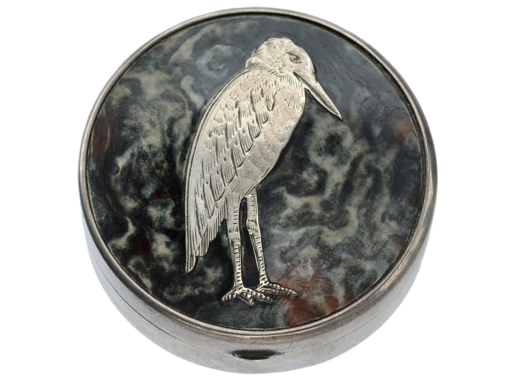 1910 English Sterling Box (on white background)